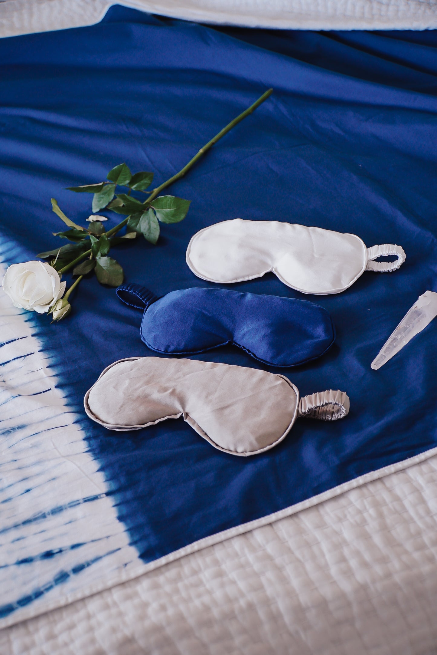 Silk Crystal Eye Masks - All Colors