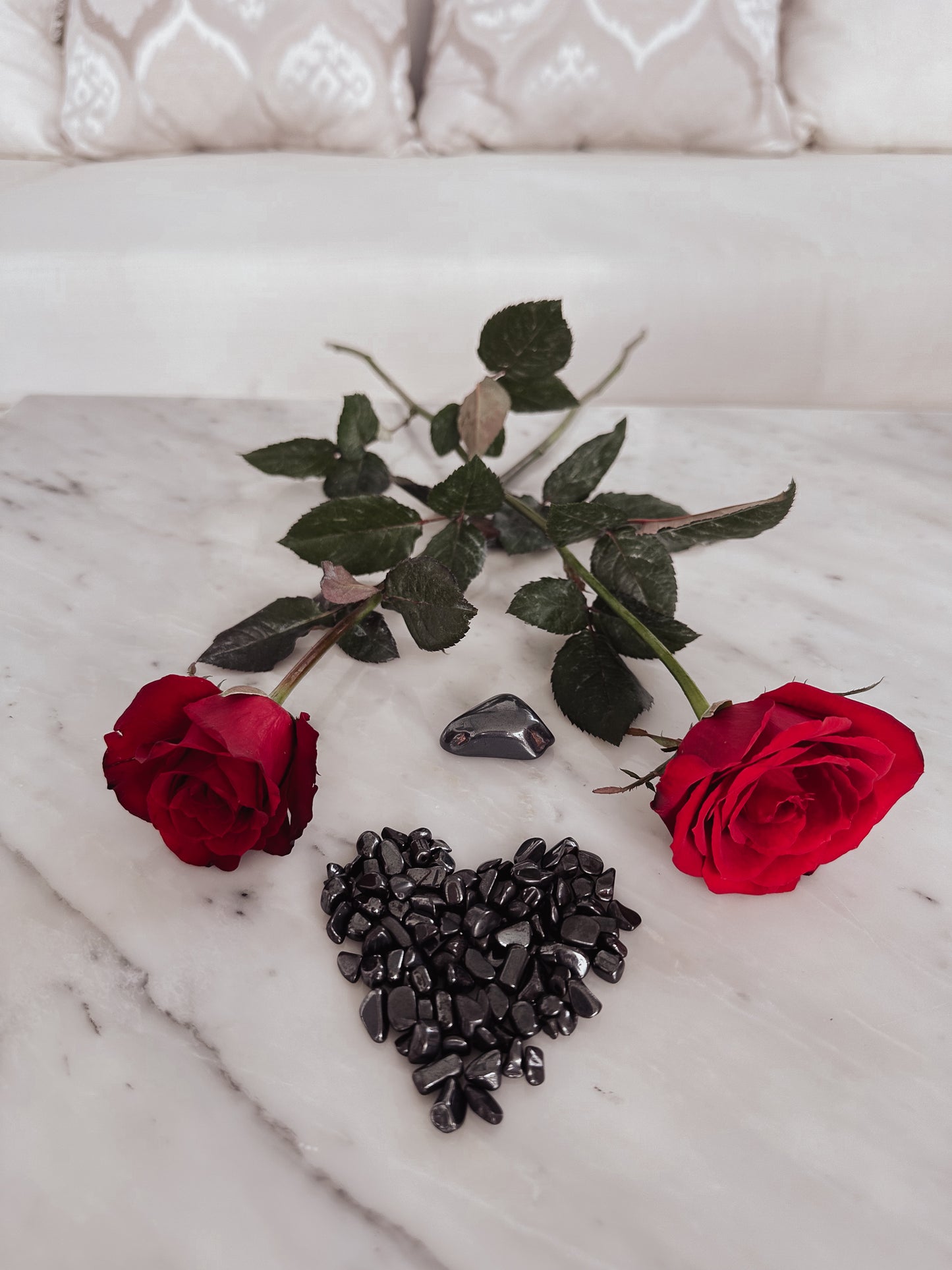 Silk Crystal Eye Mask - Rose