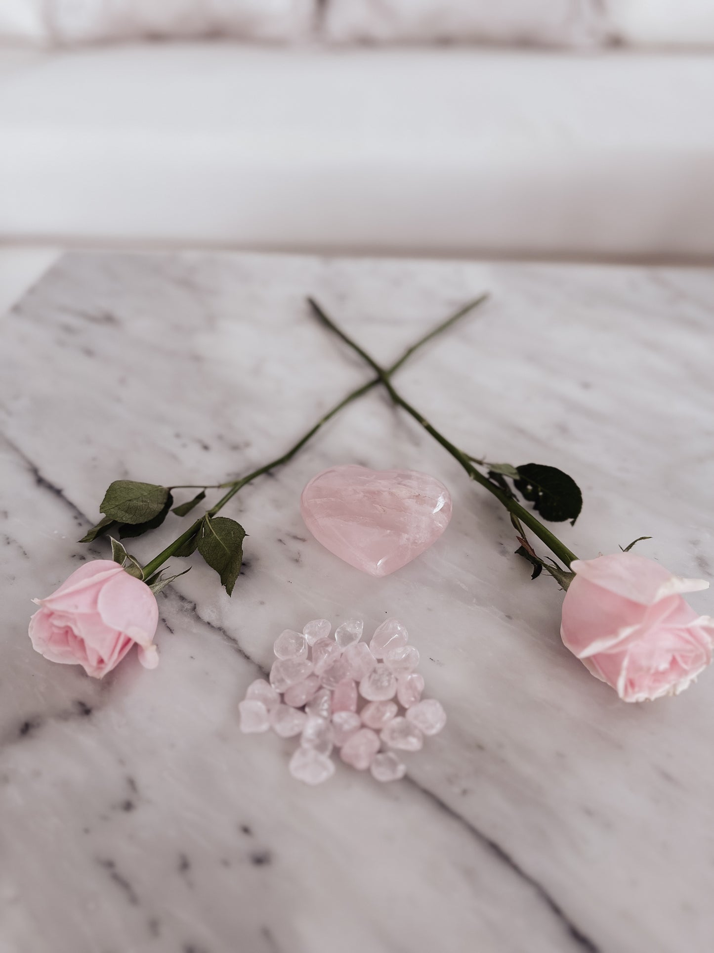 Silk Crystal Eye Mask - Rose